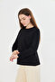 100% Organic Cotton Black Soft Textured Regular Comfortable Fit Long Sleeve Crew Neck Combed Cotton T-Shirt - 5