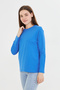 100% Organic Cotton Soft Textured Regular Fit Comfortable Cut Long Sleeve Crew Neck Combed Cotton T-Shirt - 5