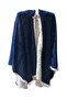 بطانية شال ناعمة ودافئة - أزرق زررواحد - 2