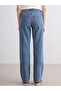 Indigo wideleg women's jean pants from plus-store - 4