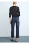 Mid-waist straight cut jeans - 4