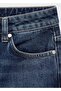Mid-waist straight cut jeans - 8