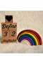 Wooden Memory Cube Rainbow Set of Two Decor Photo Shoot - 3