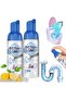 Drain Cleaner Foam - Powerful Sink & Drain Cleaner, Deodorizer, 2-Pack
