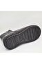 D25Ka-1005 Black Genuine Leather Thermal Lining Zippered Women's Lightweight Boots - 7