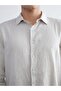 Ozmarka New Season Regular Fit Long Sleeve Linen Men's Shirt - 3