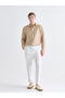 Shining Choices from Shining Store Regular Fit Linen-Look Men's Trousers