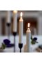 NEJLIKSYREN Unscented chandelier candle, natural, 19 cm - 3