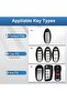 Nissan Key Cover with Keychain, Soft TPU Protection Fits Altima Rogue Sentra Pathfinde - 8
