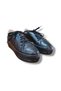 Genuine Leather High Sole Black Sneaker Sports Shoes - 7