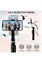 Selfie Stick Tripod 40" Extendable, Phone Tripod with Bluetooth Remote Shutter - 3