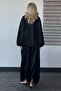 Black Bomber Satin Jacket - 9584 - 3