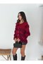 Turtleneck Buttoned Knitwear Cardigan with Beard Detail - 4