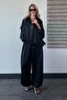 Black Bomber Satin Jacket - 9584