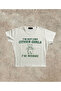 White Other Girls Baby Tee Lycra Combed Cotton Crop Top Model