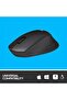 Mouse M330 Silent Plus, Wireless, Negru - 3