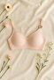 Nude Color Laser Cut Unlined Unlined Seamless Luxury Women's Bra - Non-Marking and Comfortable - 5