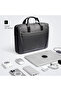 MR-616 Laptop Bag 14.8”, Digital Series Slim Briefcase, Oxford Business, Trolley Strap - 8
