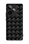 غطاء حماية لهاتف Realme GT 7 5G بنقشة خطوط داكنة