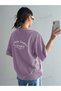 Women's Lilac Atletic League Printed Oversize