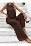 Frenchy 2 Pieces Women's Solid Color Sleeveless Tank Top and Pants Suit Daily Wear Comfortable Fashionable - 5
