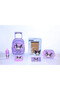 Kuromi 5 in 1 Value Pack-16" Trolley Bag,LunchBag,LunchBox,WaterBottle,Pencil Case