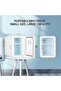 Mini Fridge, Portable Mini Fridge 6-Can Travel Compact Refrigerator, AC/DC Portable Thermoelectric C - 5