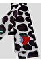 Design Scarf 50% Silk - with Cowhide Design - with Strawberries - 3