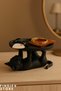 Decorative Black Cat Shaped Presentation Stand Jewelry and Accessory Organizer, Modern Desktop Organizer - 5