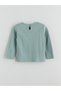 Alita City with a Difference in Color, Lcw Kids Blue Embroidered Standard & Regular Long Sleeve Girls' T-Shirt - 5