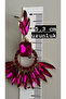High Quality Big-Long Crystal Stone Fuchsia Pink Drop Earrings - 4