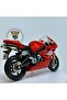 Daytona 1:18 Diecast Metal Model Motorcycle - Red - 3