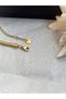 Heart Detail with Padding, Tarnish-Resistant Steel Round Chain Necklace - 4