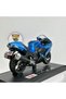 Kawasaki Ninja Zx-14R 1:18 Diecast Metal Model Motorcycle - Maisto Blue - 3