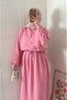Dusty Rose Muslin Casual Blouse