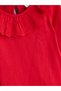 Collar Detailed Combed Cotton Girls' T-Shirt (W5) - 2