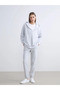 Lcwaikiki Classicwhite Women's Jogger Sweatpants with Elastic Waist - 4