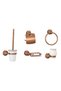 Five-piece bathroom accessory set, rose