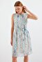 Bdart Mini Dress with Belt and Bow Detail - 2