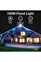 كشاف LED بقوة 100 واط للاستخدام الخارجي - 7