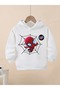 Winter Hooded Sweatshirt, Kids Spiderman Printed