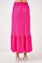 Bdart Textured Long Knitwear Skirt with Flexible Waist - 6