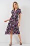 Bdart Shirt Collar Floral Midi Dress - 2