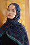 شال بنمط بريز لا متناهي - أزرق ليلي - 3