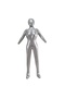 Inflatable Full Female Body Mannequin Dress Display Torso Dummy Model Silver Mannequin Body - 7