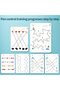 Early Education Dot to Dot Book Stroke Line Dot Toddler Erasable Paper Training Book - 3