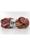 3X100Gr. Organic Wool Bulky Hand Paint Purple, Cream, Gold Luxury, Winter, Wool, 100% Wool, Thick, Hand Dyed