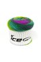 2X150Gr. Cakes Alpaca Fine Alpaca, Acrylic Purple, Fuchsia, Green Tones Luxury, Alpaca, Winter, Wool, Western