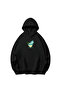 Beach Printed Cotton Hooded Long Sleeve Sweatshirt