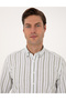 Green Regular Fit Striped Long Sleeve Shirt 50312269-Vr255 - 2